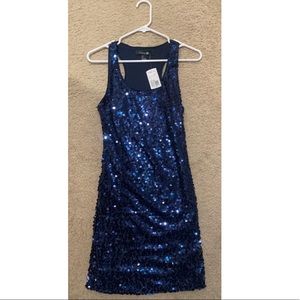Racerback sequin dress